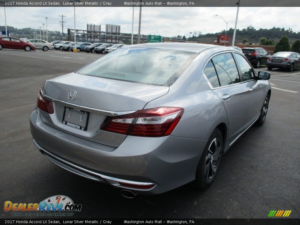 2017 Honda Accord LX Sedan Lunar Silver Metallic / Gray Photo #3