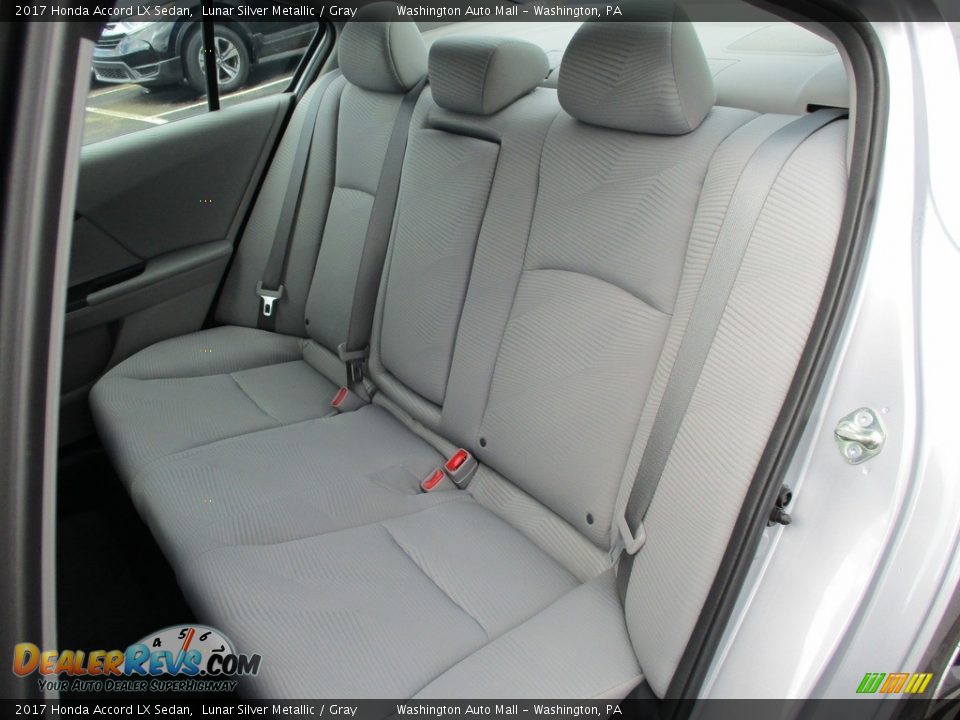 2017 Honda Accord LX Sedan Lunar Silver Metallic / Gray Photo #12