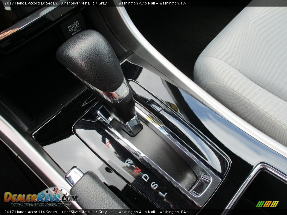 2017 Honda Accord LX Sedan Lunar Silver Metallic / Gray Photo #14