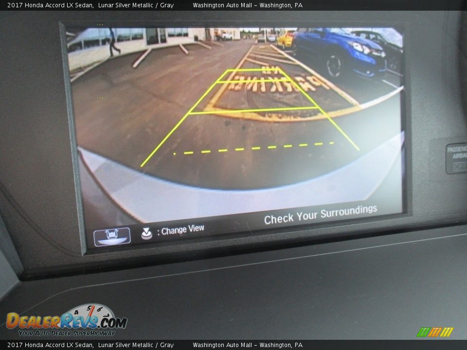 2017 Honda Accord LX Sedan Lunar Silver Metallic / Gray Photo #16