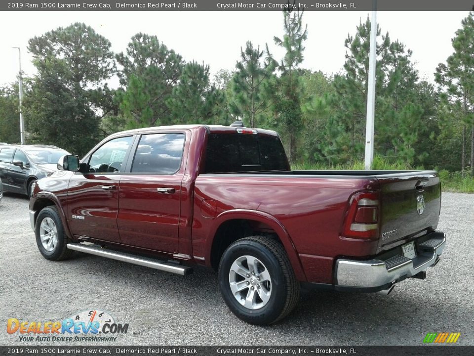 2019 Ram 1500 Laramie Crew Cab Delmonico Red Pearl / Black Photo #3