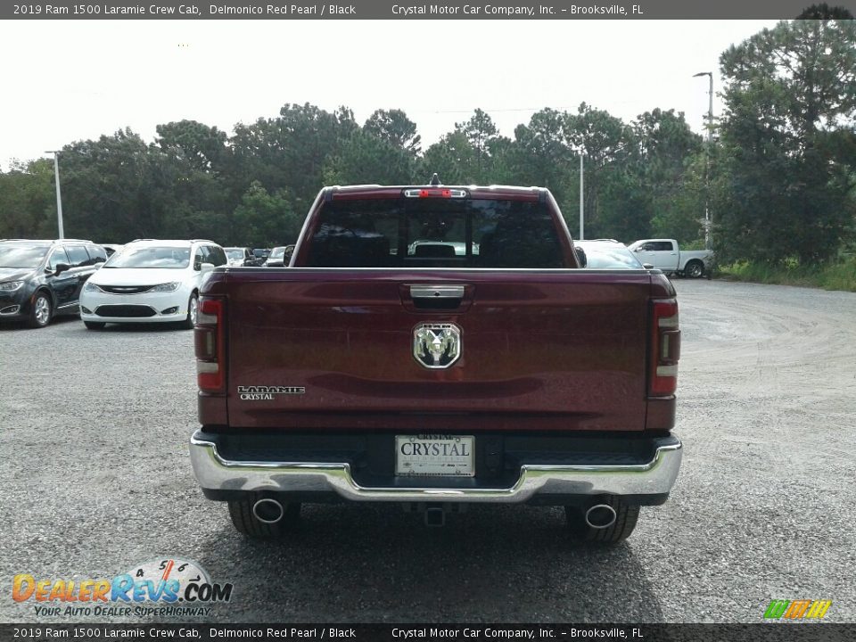 2019 Ram 1500 Laramie Crew Cab Delmonico Red Pearl / Black Photo #4