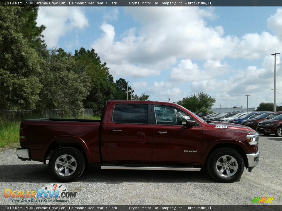 2019 Ram 1500 Laramie Crew Cab Delmonico Red Pearl / Black Photo #6