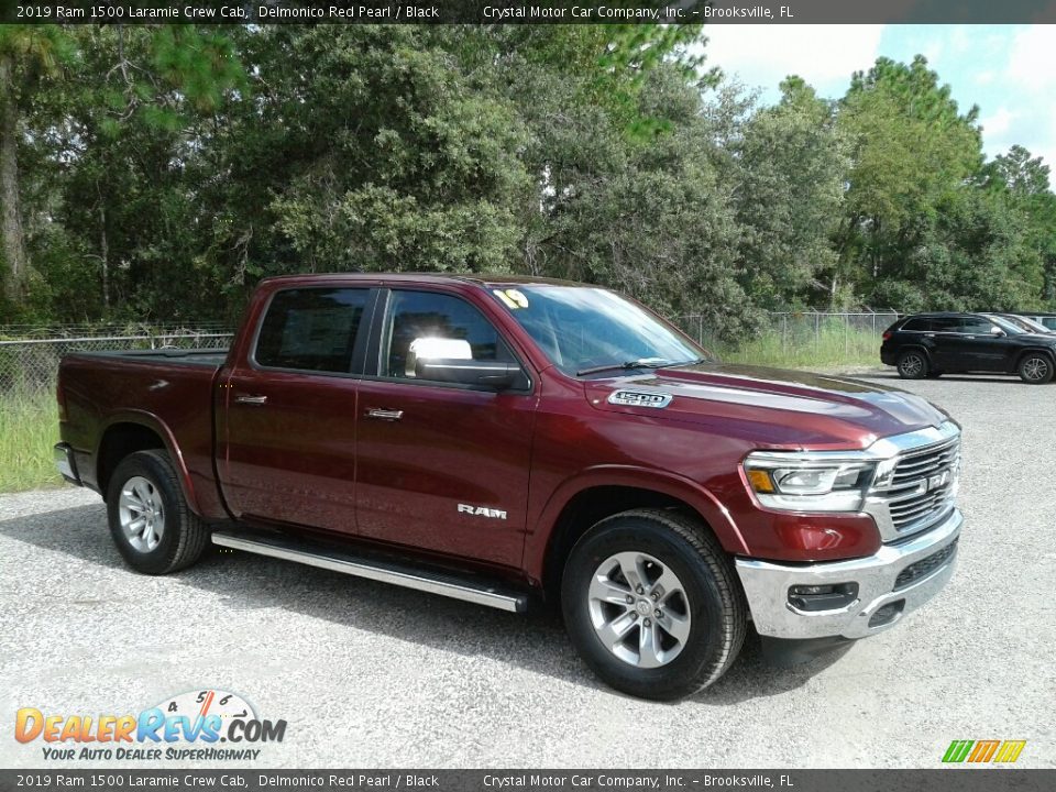 Delmonico Red Pearl 2019 Ram 1500 Laramie Crew Cab Photo #7