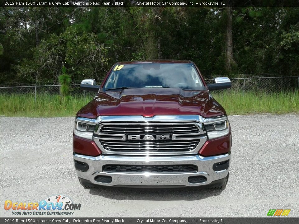 2019 Ram 1500 Laramie Crew Cab Delmonico Red Pearl / Black Photo #8