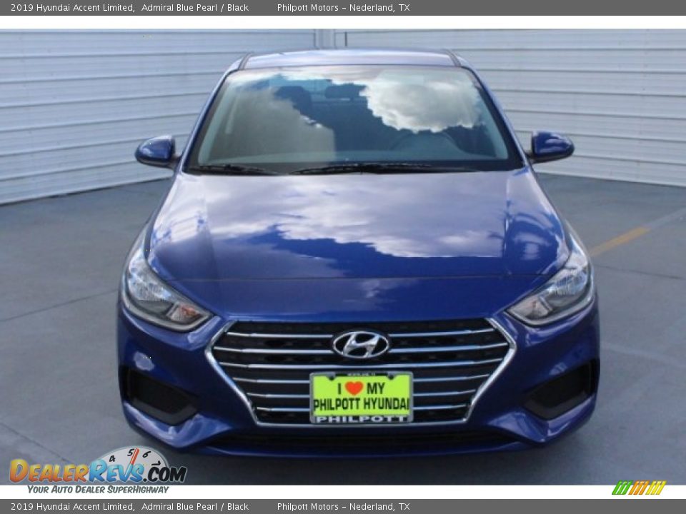 2019 Hyundai Accent Limited Admiral Blue Pearl / Black Photo #2