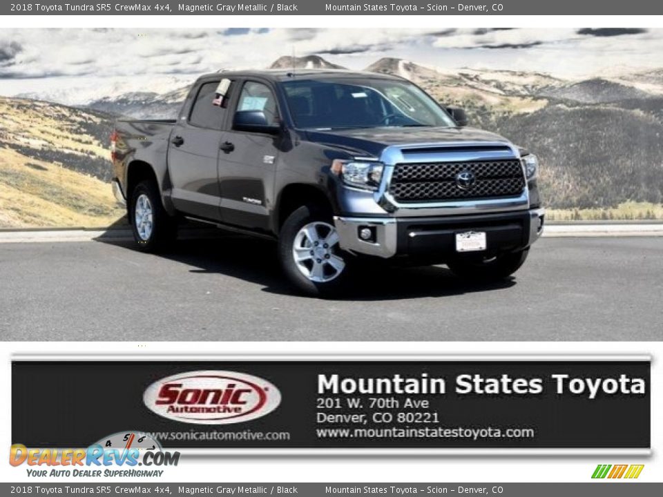2018 Toyota Tundra SR5 CrewMax 4x4 Magnetic Gray Metallic / Black Photo #1