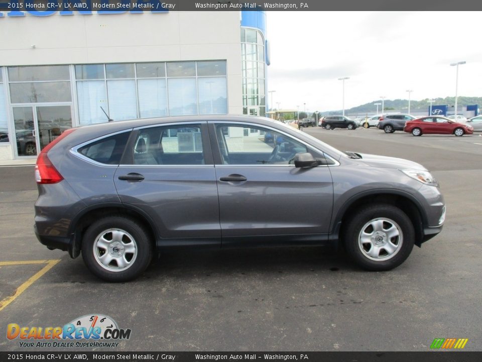 2015 Honda CR-V LX AWD Modern Steel Metallic / Gray Photo #2