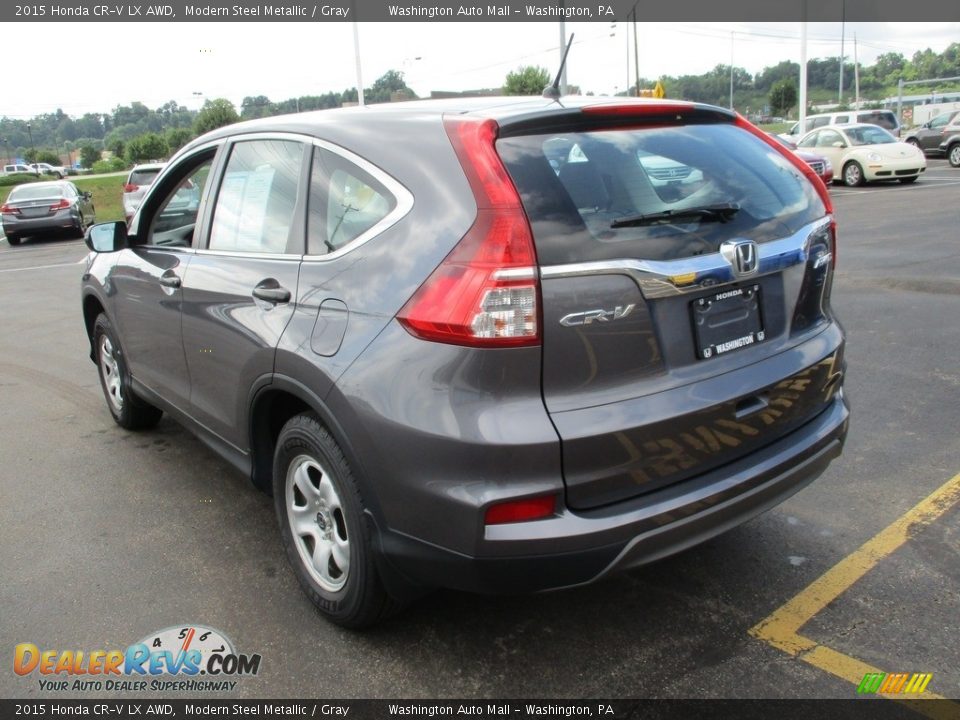 2015 Honda CR-V LX AWD Modern Steel Metallic / Gray Photo #5