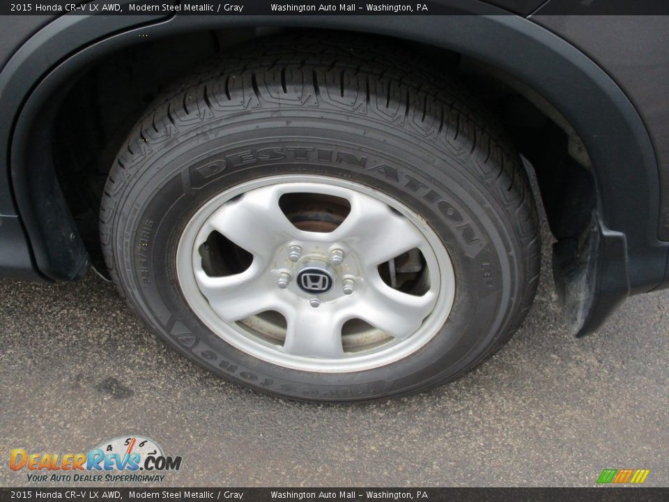 2015 Honda CR-V LX AWD Modern Steel Metallic / Gray Photo #6