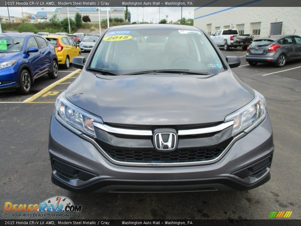 2015 Honda CR-V LX AWD Modern Steel Metallic / Gray Photo #8