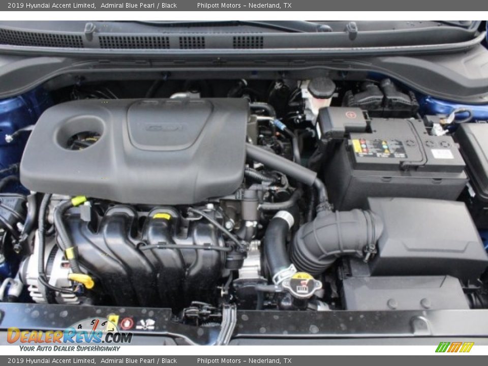 2019 Hyundai Accent Limited 1.6 Liter DOHC 16-Valve D-CVVT 4 Cylinder Engine Photo #29