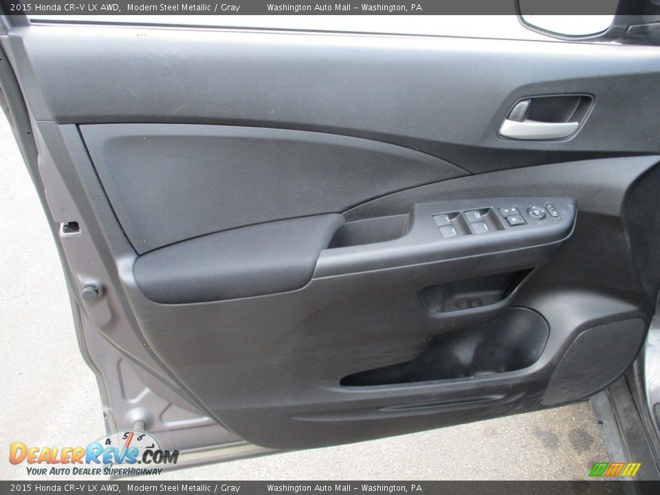 2015 Honda CR-V LX AWD Modern Steel Metallic / Gray Photo #10