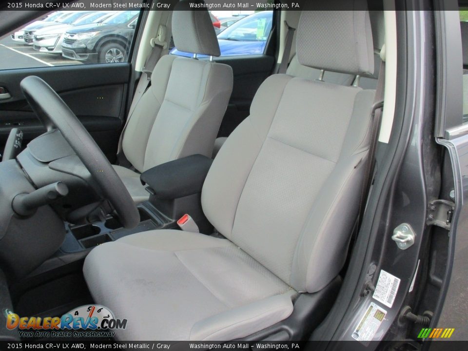 2015 Honda CR-V LX AWD Modern Steel Metallic / Gray Photo #11