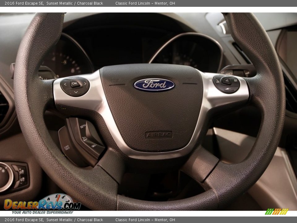 2016 Ford Escape SE Sunset Metallic / Charcoal Black Photo #8