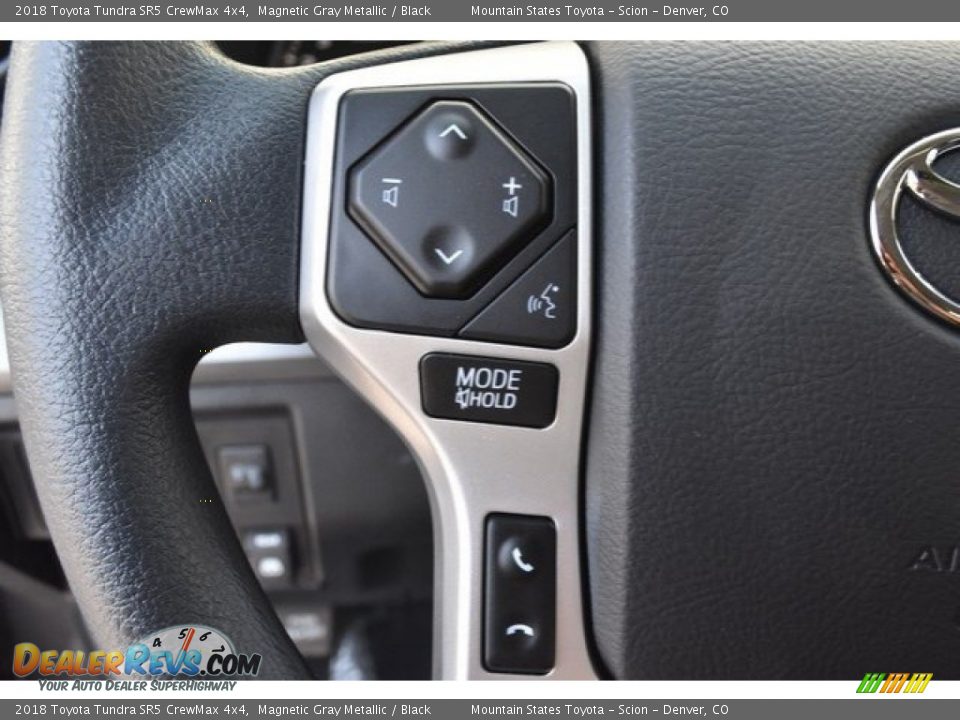 2018 Toyota Tundra SR5 CrewMax 4x4 Magnetic Gray Metallic / Black Photo #25