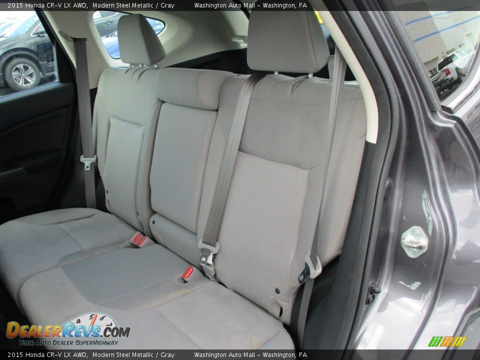 2015 Honda CR-V LX AWD Modern Steel Metallic / Gray Photo #12
