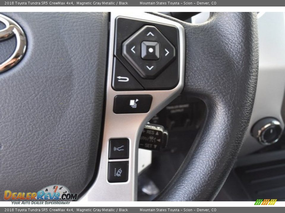2018 Toyota Tundra SR5 CrewMax 4x4 Magnetic Gray Metallic / Black Photo #26