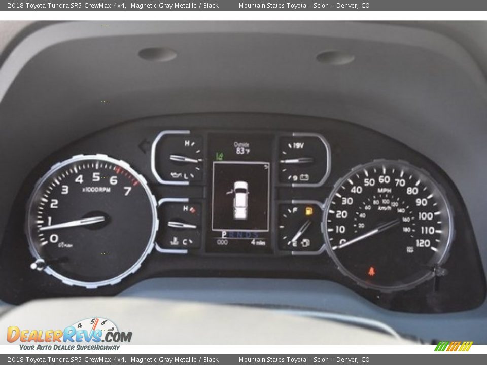2018 Toyota Tundra SR5 CrewMax 4x4 Magnetic Gray Metallic / Black Photo #27