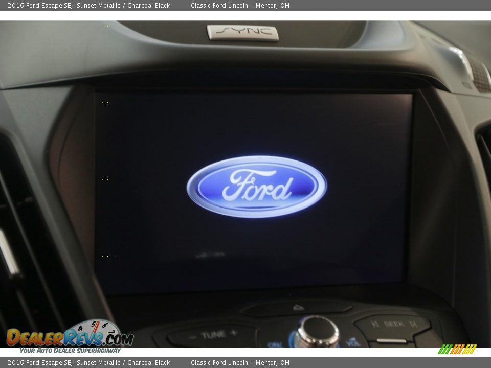 2016 Ford Escape SE Sunset Metallic / Charcoal Black Photo #10