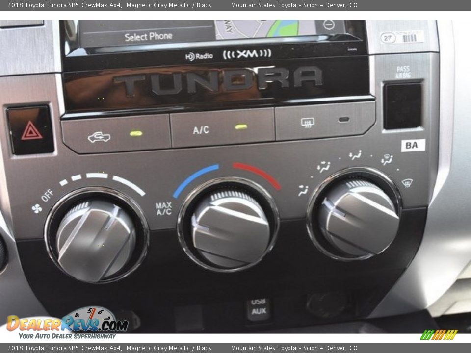 2018 Toyota Tundra SR5 CrewMax 4x4 Magnetic Gray Metallic / Black Photo #29