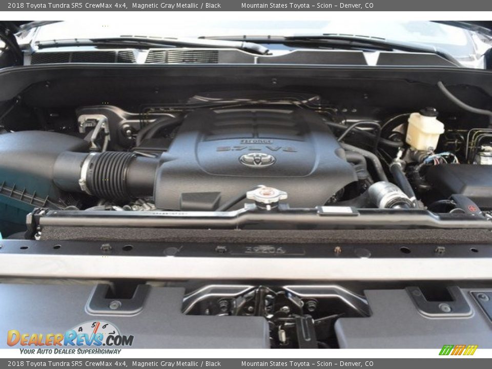 2018 Toyota Tundra SR5 CrewMax 4x4 Magnetic Gray Metallic / Black Photo #31