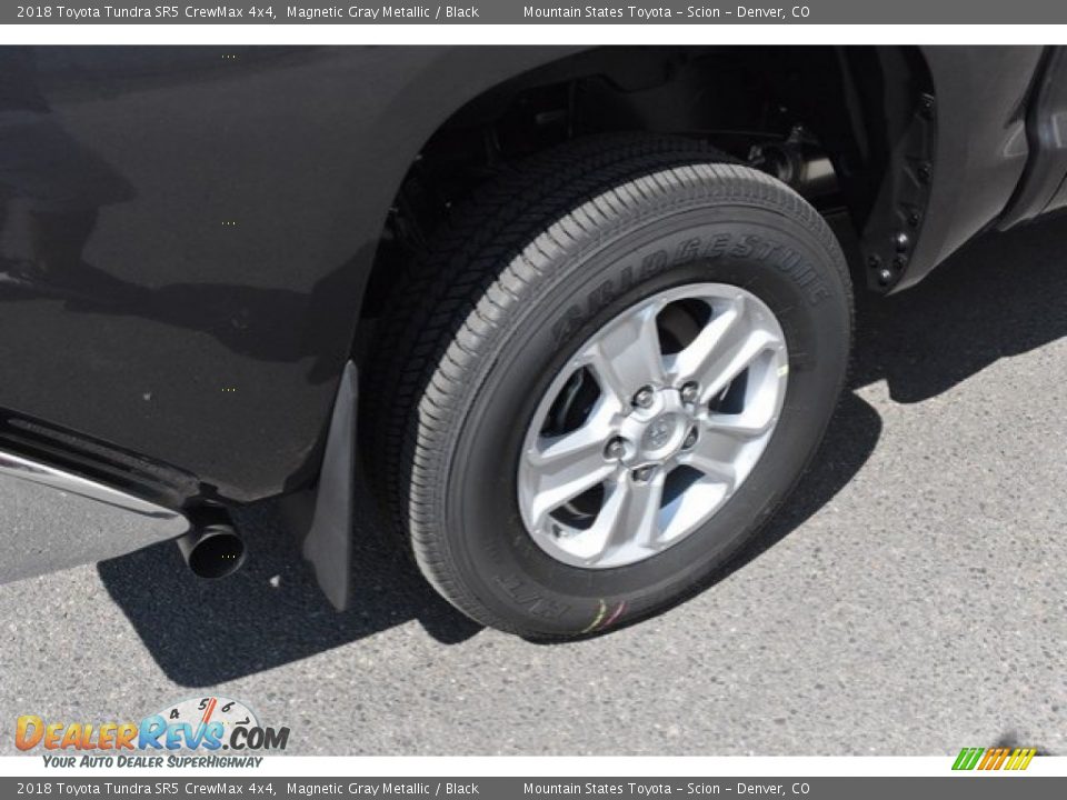 2018 Toyota Tundra SR5 CrewMax 4x4 Magnetic Gray Metallic / Black Photo #34