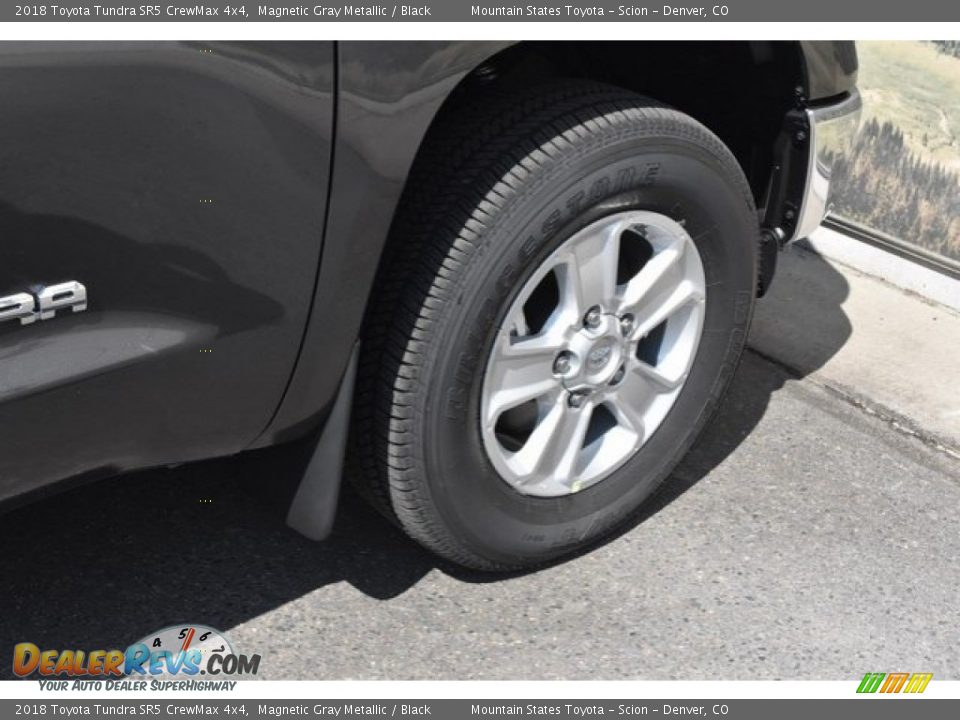 2018 Toyota Tundra SR5 CrewMax 4x4 Magnetic Gray Metallic / Black Photo #35