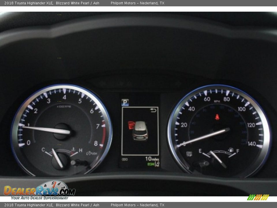 2018 Toyota Highlander XLE Blizzard White Pearl / Ash Photo #22