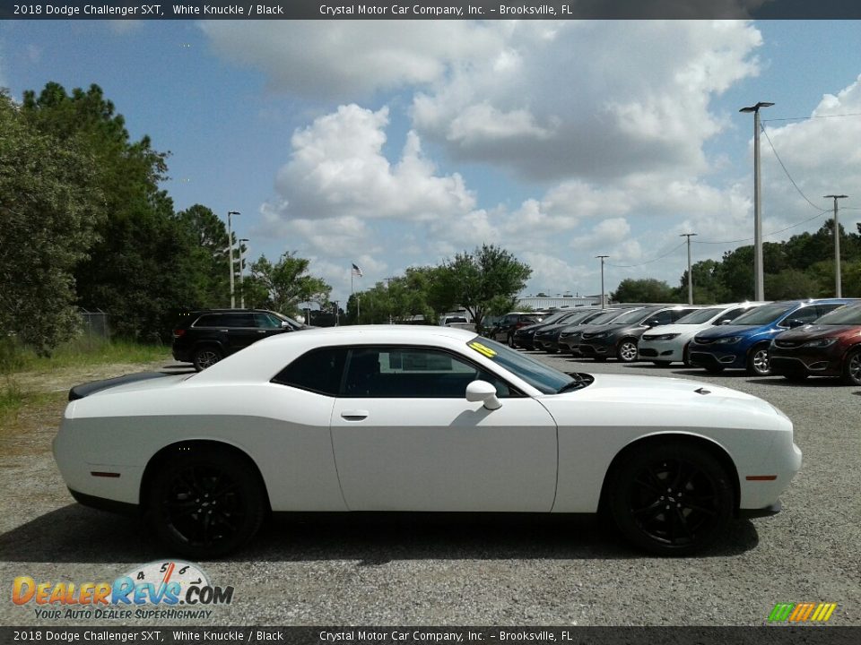 2018 Dodge Challenger SXT White Knuckle / Black Photo #6