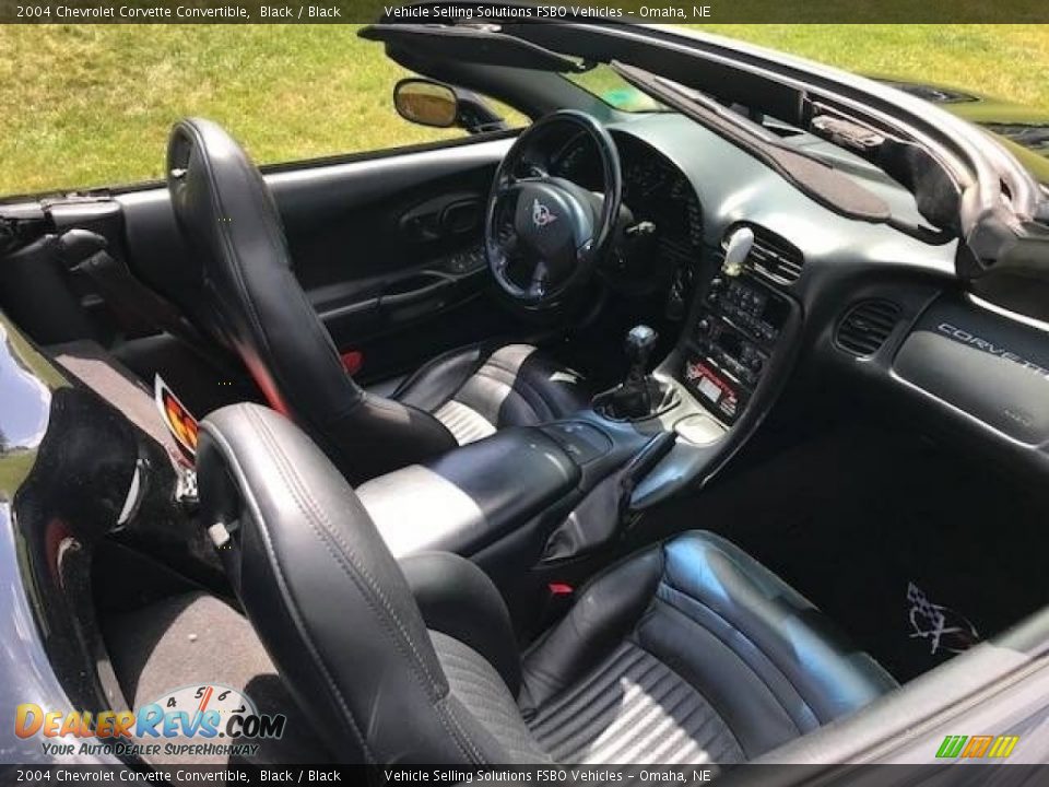 2004 Chevrolet Corvette Convertible Black / Black Photo #6