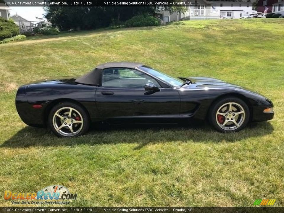 2004 Chevrolet Corvette Convertible Black / Black Photo #8