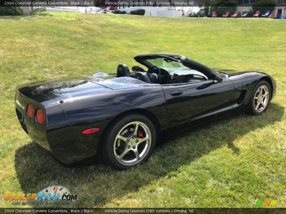 2004 Chevrolet Corvette Convertible Black / Black Photo #9