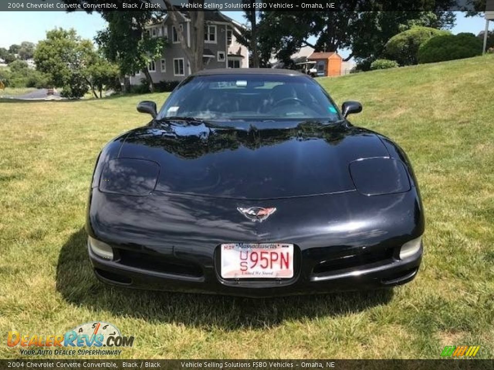 2004 Chevrolet Corvette Convertible Black / Black Photo #10