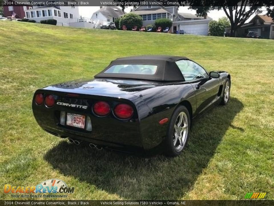 2004 Chevrolet Corvette Convertible Black / Black Photo #12