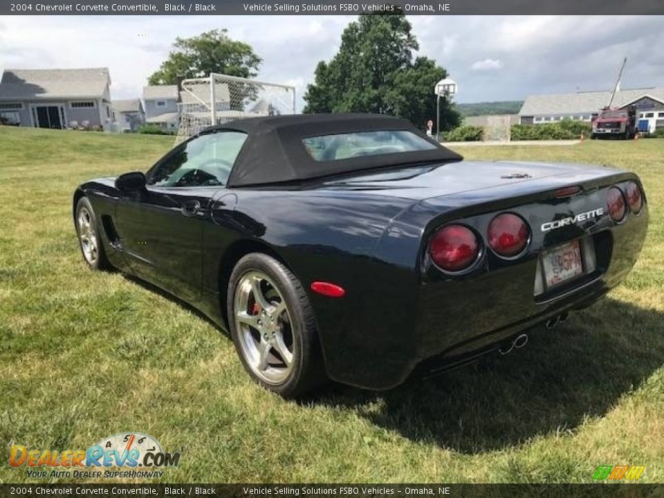 2004 Chevrolet Corvette Convertible Black / Black Photo #13