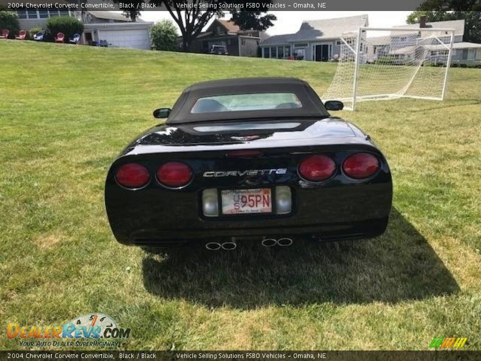 2004 Chevrolet Corvette Convertible Black / Black Photo #14