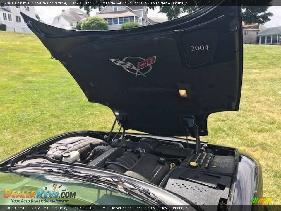 2004 Chevrolet Corvette Convertible Black / Black Photo #18