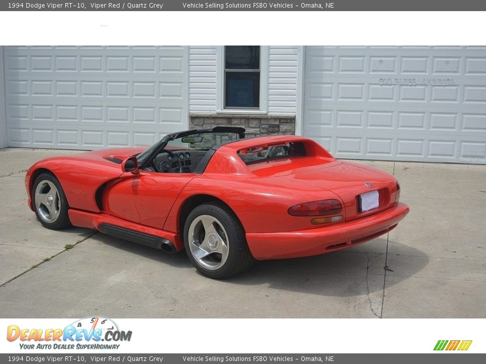 1994 Dodge Viper RT-10 Viper Red / Quartz Grey Photo #3