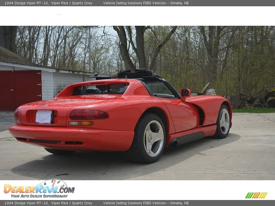 1994 Dodge Viper RT-10 Viper Red / Quartz Grey Photo #9