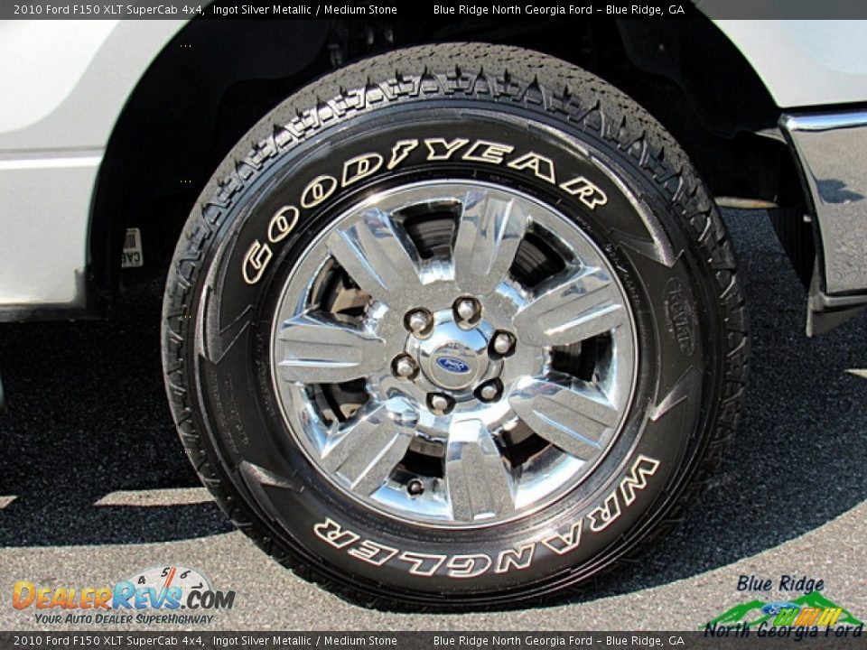 2010 Ford F150 XLT SuperCab 4x4 Ingot Silver Metallic / Medium Stone Photo #9