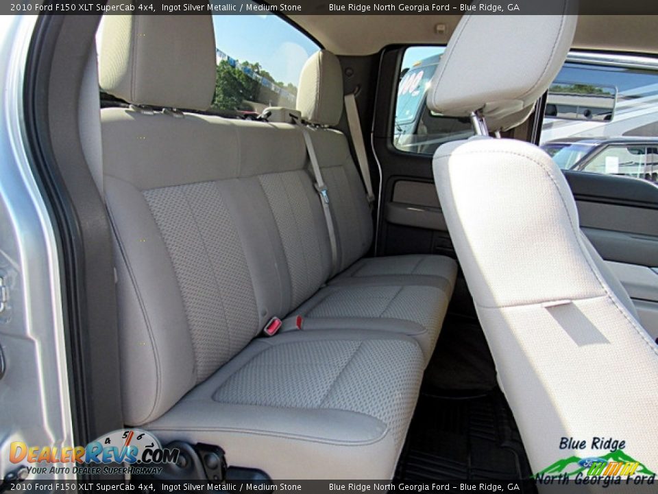 2010 Ford F150 XLT SuperCab 4x4 Ingot Silver Metallic / Medium Stone Photo #12