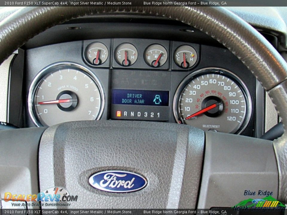2010 Ford F150 XLT SuperCab 4x4 Ingot Silver Metallic / Medium Stone Photo #14