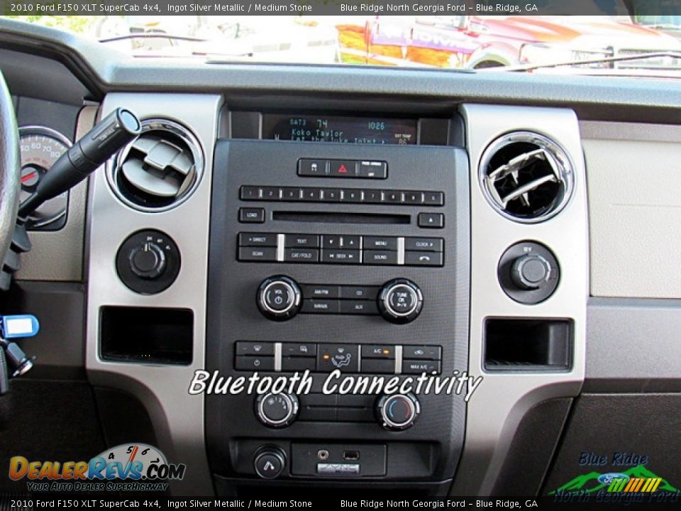 2010 Ford F150 XLT SuperCab 4x4 Ingot Silver Metallic / Medium Stone Photo #15