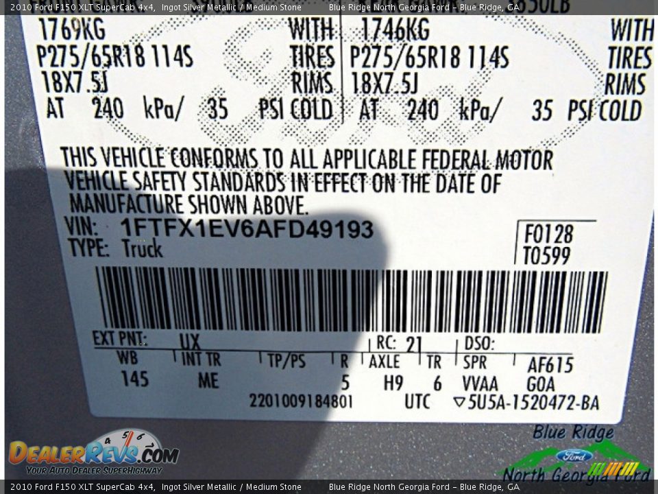 2010 Ford F150 XLT SuperCab 4x4 Ingot Silver Metallic / Medium Stone Photo #24