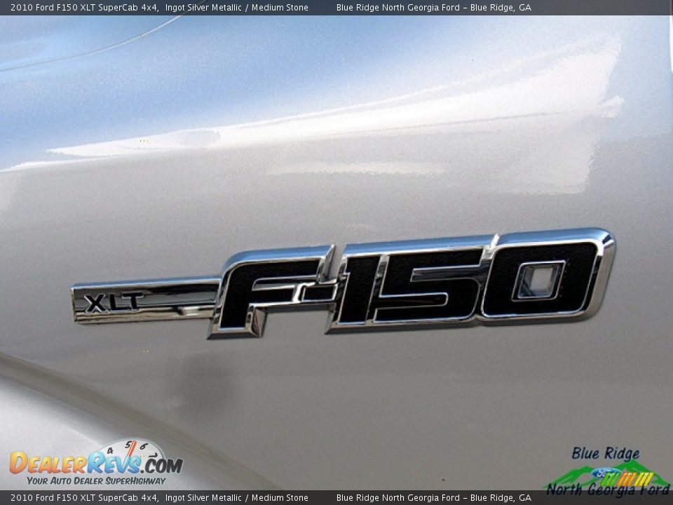 2010 Ford F150 XLT SuperCab 4x4 Ingot Silver Metallic / Medium Stone Photo #33