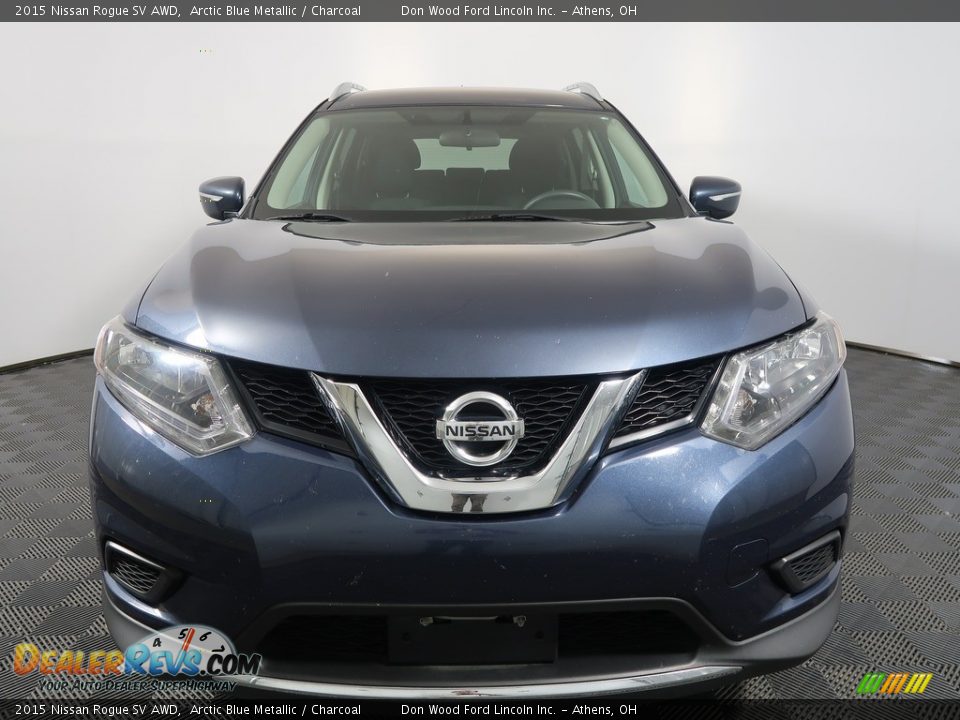 2015 Nissan Rogue SV AWD Arctic Blue Metallic / Charcoal Photo #6