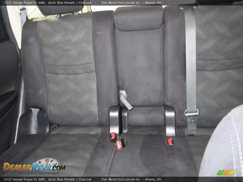 2015 Nissan Rogue SV AWD Arctic Blue Metallic / Charcoal Photo #23