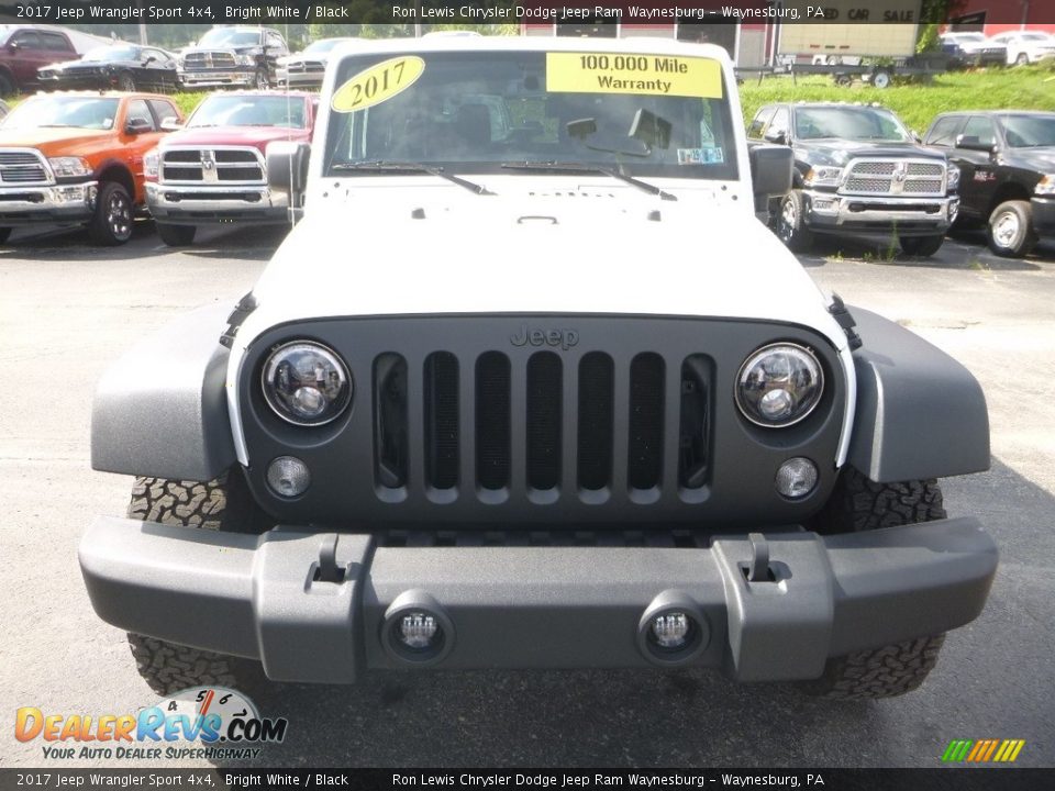 2017 Jeep Wrangler Sport 4x4 Bright White / Black Photo #8