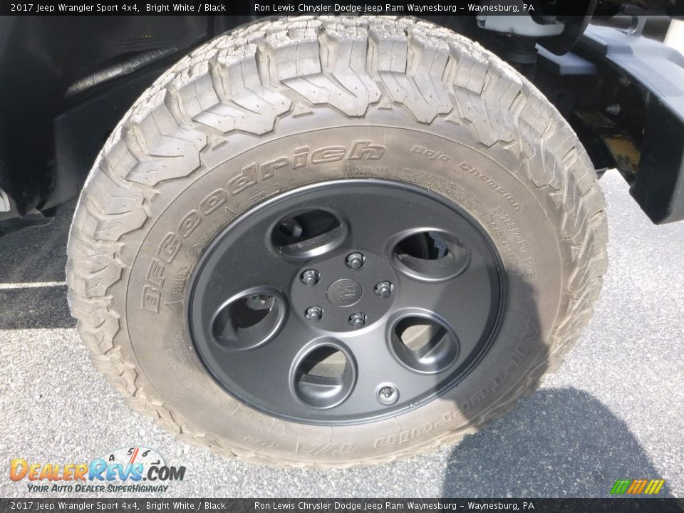 2017 Jeep Wrangler Sport 4x4 Bright White / Black Photo #9